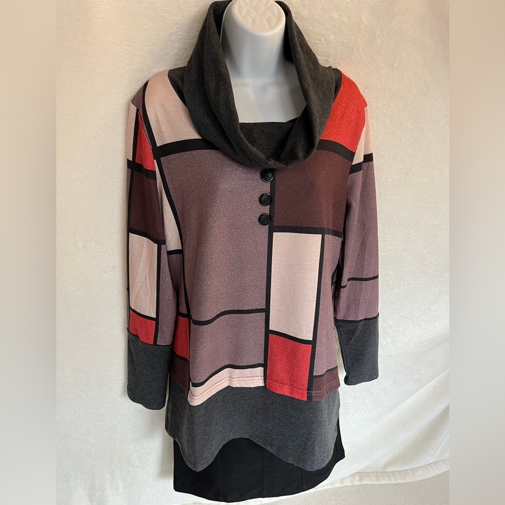 Color-Blocked Fall Shirt